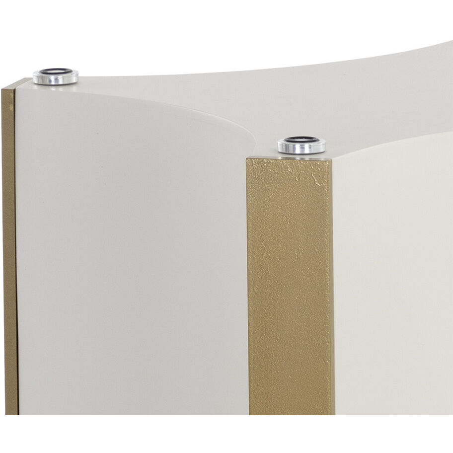 Danbury Modern Cream Dining Table Base